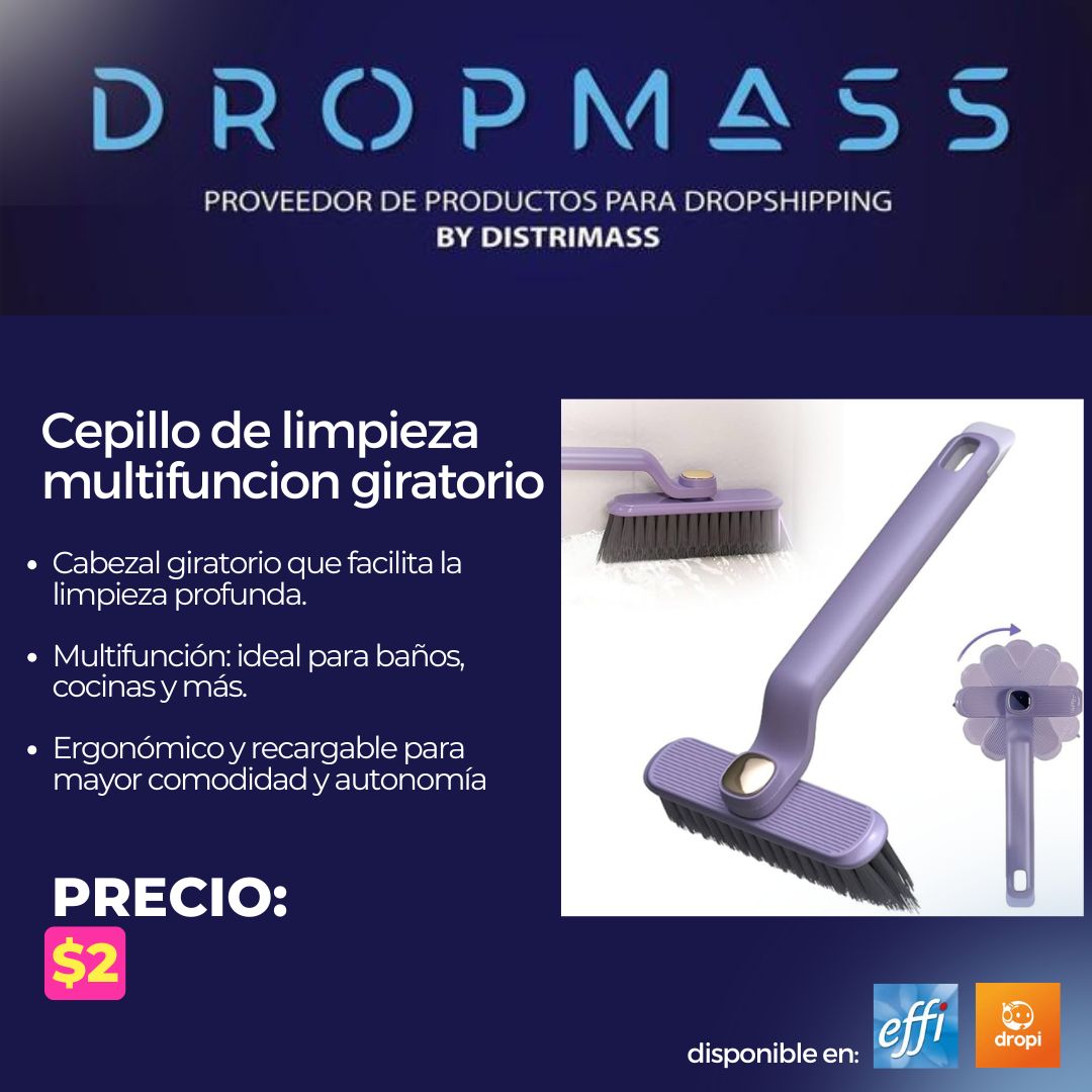 CEPILLO DE LIMPIEZA GIRATORIO - MULTIFUN